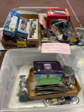Big lot of model train cars parts and accessories
