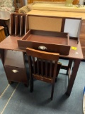 Child's dresser with chair