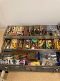 Two tackle and Boxes with Fishing Lures