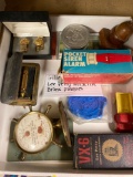 Pewter, Gillette razor, NASCAR items, brass plaques, Marbles, and more