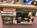 New Coleman camp stove family size duel fuel
