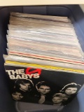 Tote full of record albums