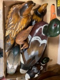 Wooden duck decor