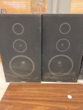 Two Magnavox speakers