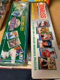 Donruss 1991 collector set baseball puzzle cards, 1990 complete set baseball