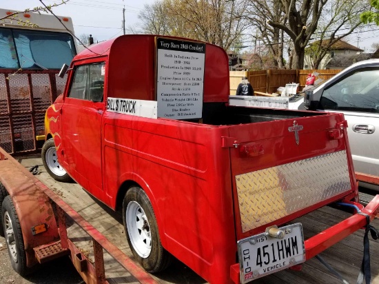 1948 Crosley truck, approx. 90% completely restored, sells with small grey trailer, title
