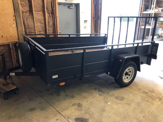 Pace utility trailer with ramp. Approx 5x10.