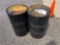(2) 50 gallon drums