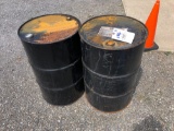 (2) 50 gallon drums