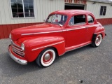 1947 Ford Streetrod, vin 799A1728720, new fuel tank, battery, runs, 12v system, nicely restored,