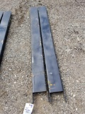 Set of new pallet fork extensions, 71 in
