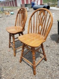 Oak stools
