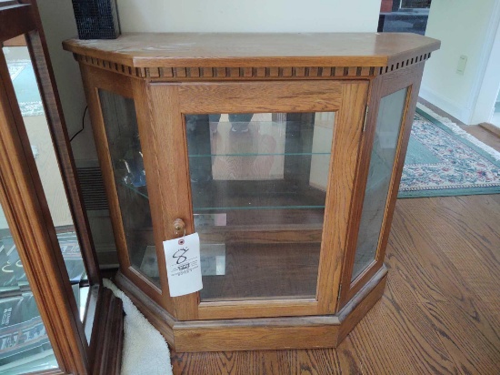 Oak Display Cabinet