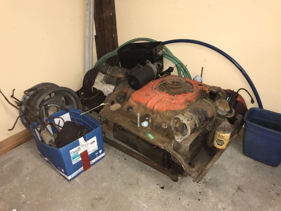 1967 Corvair engine and automatic transmission and parts parts, V6