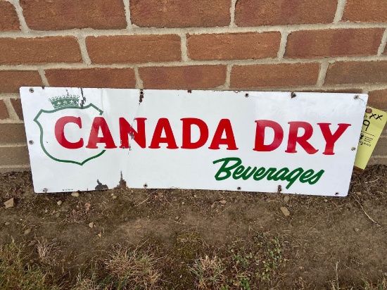 Canada Dry Enamel Sign