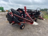 Case 1020 15' Grain head w/cart