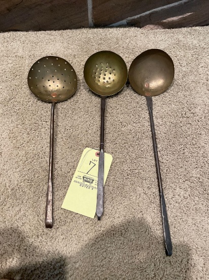 Early Brass Ladles