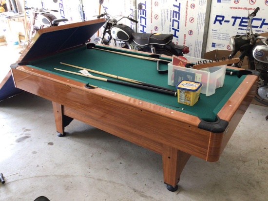 44"x80" game table.