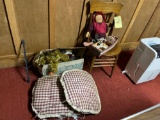Kitchen Hanger, Oak Chair, Cushions, Christmas Decor