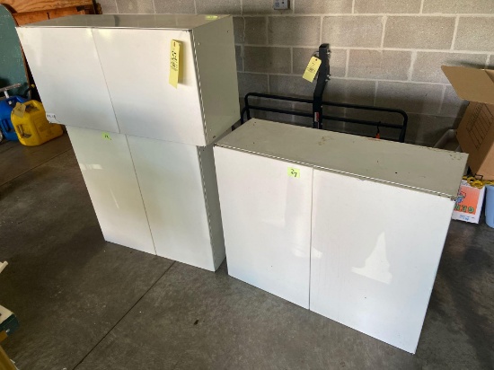 3 Metal Cabinets