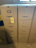 (2) 4-Drawer File Cabinets