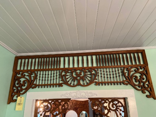 Antique Oak Victorian Fretwork