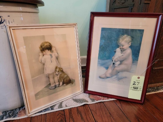 Pair of Framed Gutmann Prints