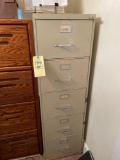 Metal 5 Drawer File Cabinet