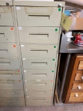 8 Drawer Tool and Hardware Cabinet with Contents