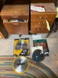 3 Drawer and Two Drawer Cabinet With Saw Blades