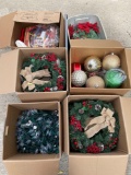 Christmas Decorations, Wreaths, Lights, Bulbs