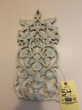 Floral Cast Iron Wall Decor