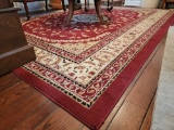 World Rug Gallery Nova Collection Burgundy Area Rug