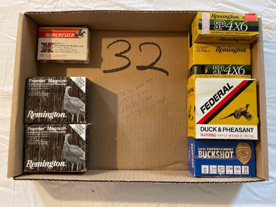 (6) box 12 ga. shells, (1) box 16 ga. shells