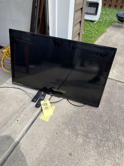 Philips flat-screen TV with remote, 2014