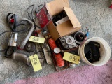 Belts, distributor cap, misc. car parts