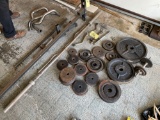 Weight plates & bars, Olympic size and smaller