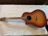 Ovation Celebrity Mod. LLC-047 left handed acoustic electric guitar