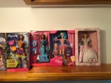 (11) Barbie dolls