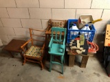 Youth chairs, garden items