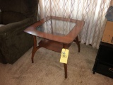 Mid-century lamp table