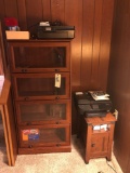 Bookcase, side stand, printers