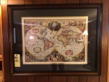 World map print