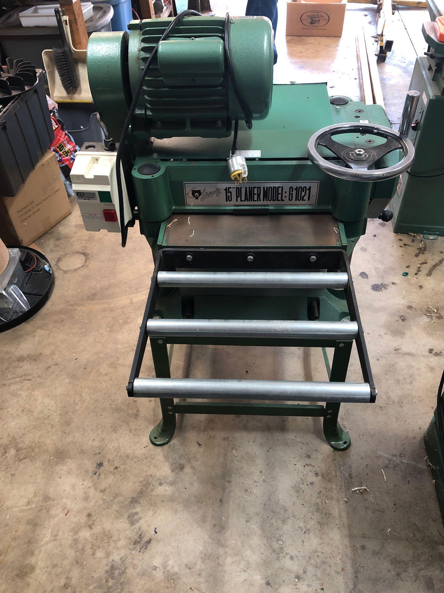 1997 Grizzly 15 inch planer model G1021 | Proxibid