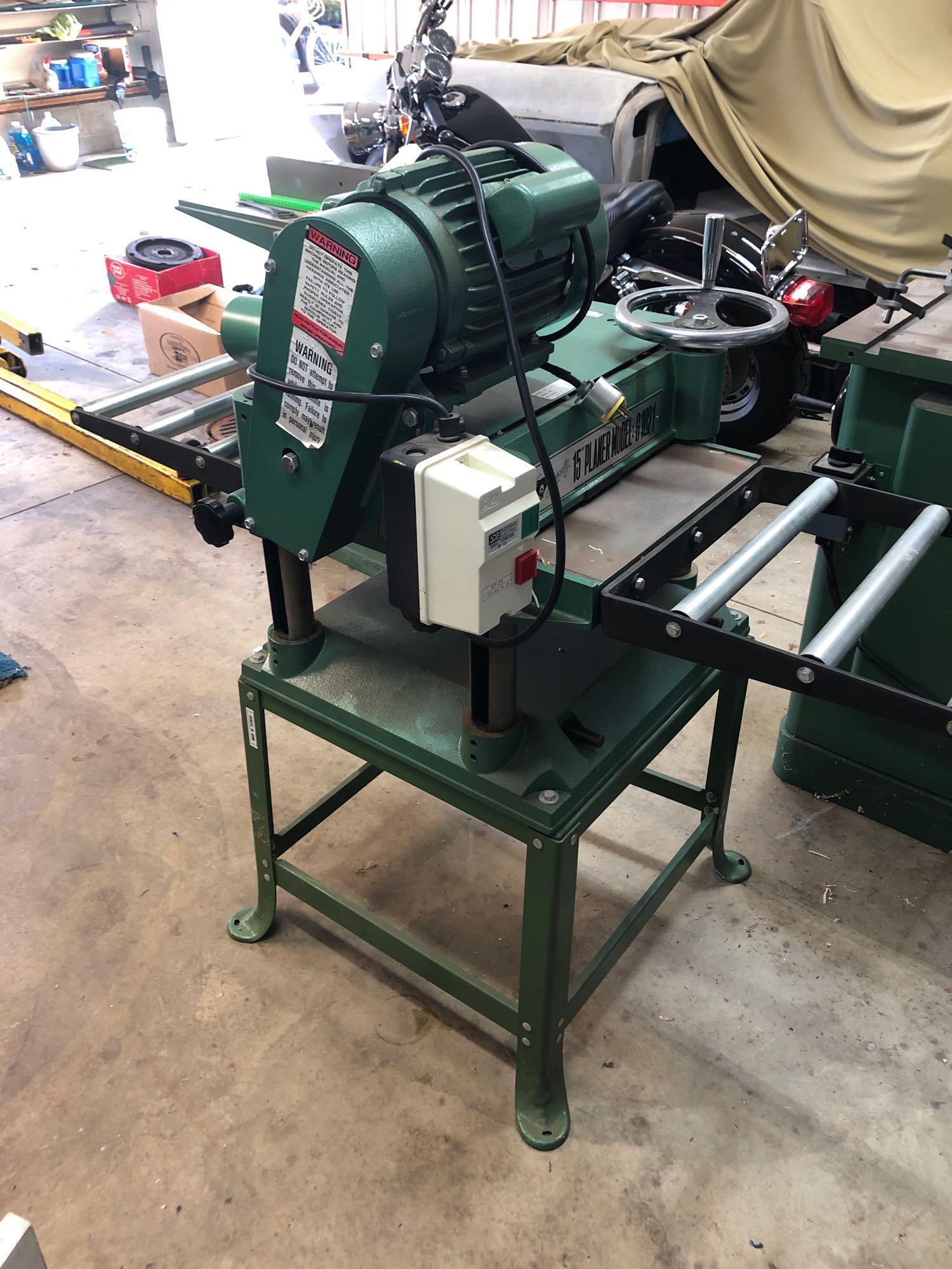 1997 Grizzly 15 inch planer model G1021 Proxibid