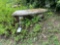 Cement Garden Bench, Bird Bath, Shepards Hooks