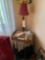 Lamp Table and Lamp, Cassette Player