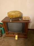 TV and Stool