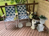 Planters, Garden Decor, Folding Chairs, Hot Dog Sticks