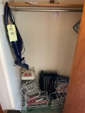 Closet Contents, Organizers, Heaters, Eureka Vacuum